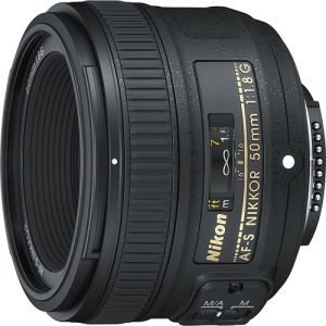 Nikon – AF-S NIKKOR 50mm f/1.8G Standard Lens – Black