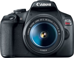 Canon – EOS Rebel T7 DSLR Video Camera with 18-55mm Lens – Black