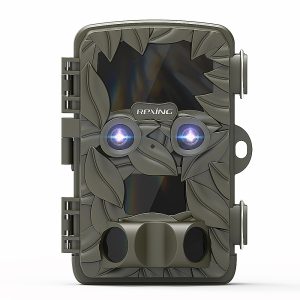 Rexing – Woodlens H6 Trail Camera with Dual Lens Night Vision Recording – Green