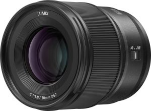 Panasonic – LUMIX S Series Camera Lens 50mm F1.8 L-Mount Lens for Mirrorless Full Frame Digital Cameras S-S50 – Black