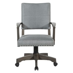 OSP Home Furnishings – Santina Bankers Chair – Gray