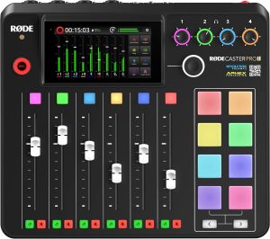 RØDE – RØDECASTER PRO II Integrated Audio Production Studio – Black