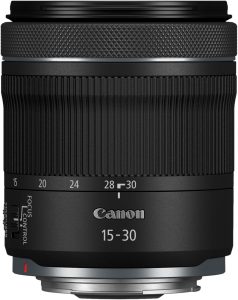 Canon – RF 15-30mm F4.5-6.3 IS STM Ultra-Wide Angle Zoom Lens for EOS R-Series Cameras – Black