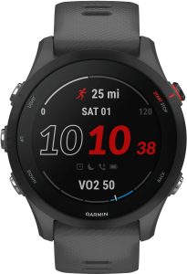 Garmin – Forerunner 255 GPS Smartwatch 46 mm Fiber-reinforced polymer – Slate Gray