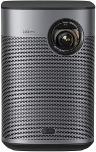 XGIMI – Halo+ 1080p HDR Smart Portable Projector with Harman Kardon Speaker 2.5H Built-in Battery and Android TV – Silver