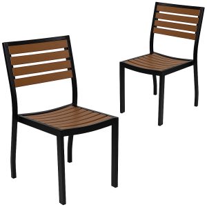 Alamont Home – Lark Patio Chair (set of 2) – Teak