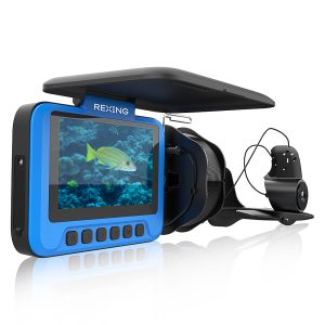 Rexing – FC1 Fish Finder with Winding Spool – Blue