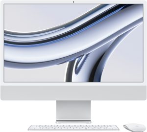 Apple – iMac 24″ All-in-One – M3 chip – 8GB Memory – 256GB (Latest Model) – Silver