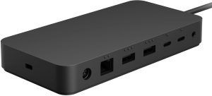 Microsoft Surface Dock – docking station – Thunderbolt 4 – 3 x Thunderbolt – GigE 2.5 GigE