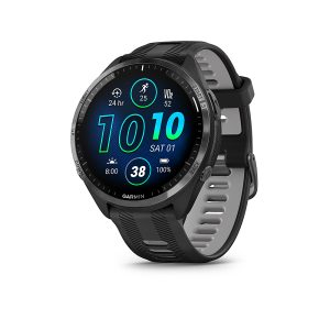 Garmin – Forerunner 965 GPS Smartwatch 47 mm Fiber-reinforced polymer – Carbon Gray TLC/Titanium