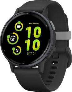 Garmin vívoactive 5 – black – smart watch with band – 4 GB