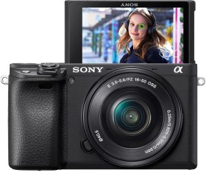 Sony – Alpha a6400 Mirrorless Camera with E PZ 16-50mm f/3.5-5.6 OSS Lens – Black