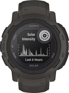 Garmin – Instinct 2 Solar 45 mm Smartwatch Fiber-reinforced Polymer – Graphite