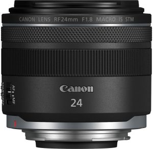 Canon – RF 24mm F1.8 MACRO IS STM Wide Angle Prime Lens for EOS R-Series Cameras – Black