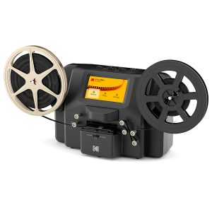 Kodak – REELS Film Scanner and Converter for 8mm and Super 8 Film – Black