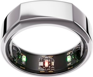 Oura Ring Gen3 – Heritage – Size Before You Buy – Size 10 – Silver