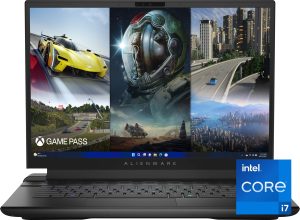 Alienware – m16 QHD+ 165Hz Gaming Laptop – Intel Core i7 – 16GB Memory – NVIDIA GeForce RTX 4070 – 1TB SSD -Windows 11 Pro – Dark Metallic Moon