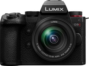 Panasonic – LUMIX G9II Mirrorless Camera with LUMIX ASPH 12-60mm F3.5-5.6 Lens – Black