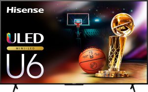 Hisense – 55″ Class U6 Series Mini-LED 4K UHD QLED Google TV (2024)