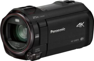 Panasonic – HC-VX870K 4K Ultra HD Flash Memory Camcorder – Black