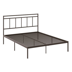 Sauder – Cannery Bridge Qn Metal Platform Bed w/Headboard – Bronze