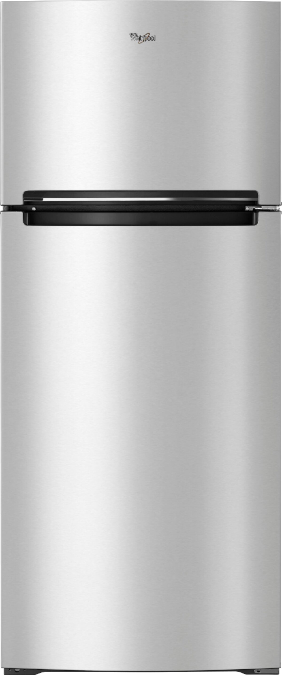 Whirlpool - 17.7 Cu. Ft. Top-Freezer Refrigerator - Monochromatic Stainless Steel