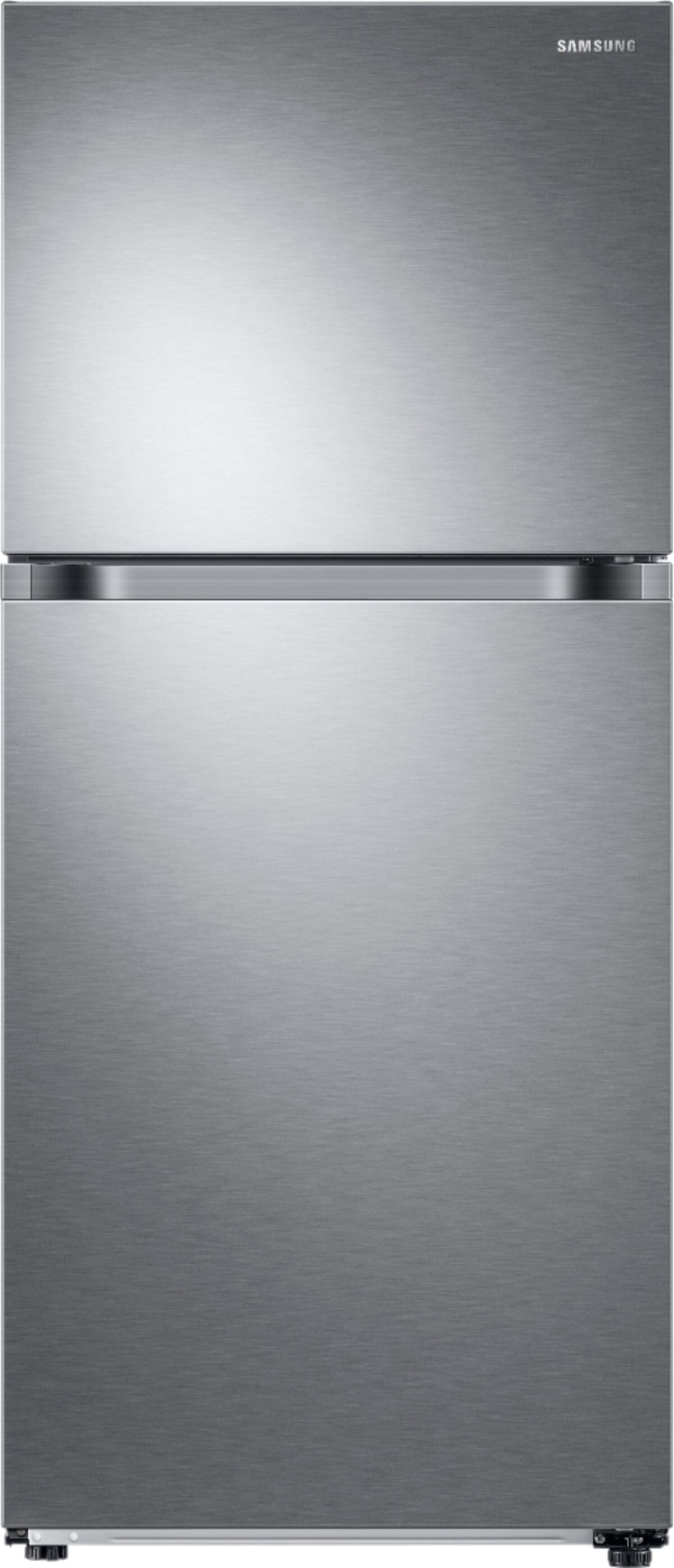 Samsung RT18M6215SR - refrigerator/freezer - top-freezer - freestanding - stainless steel