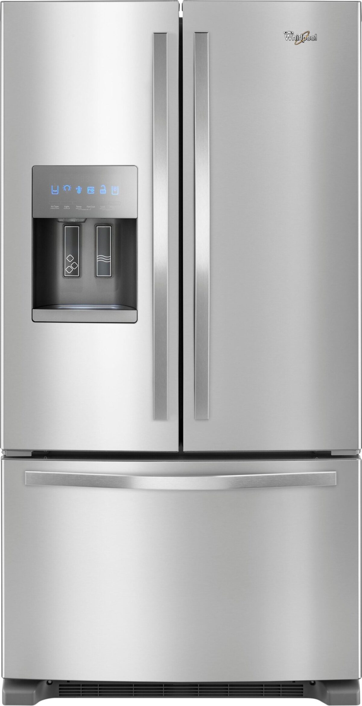 Whirlpool - 24.7 Cu. Ft. French Door Refrigerator - Stainless Steel