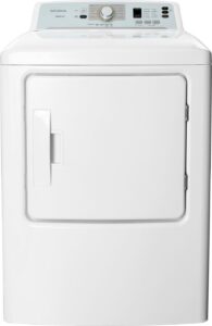 Insignia – 6.7 Cu. Ft. Electric Dryer with Sensor Dry and My Cycle Memory – White