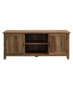 Walker Edison – Modern Farmhouse TV Stand for Most TVs Up to 64″ – Rustic Oak