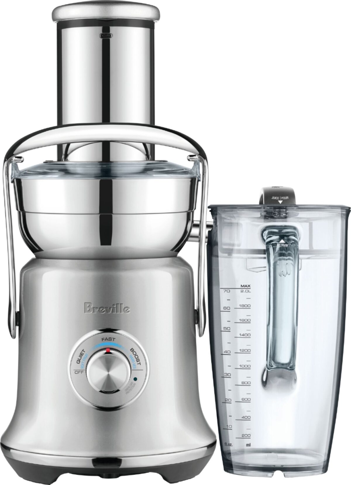 Breville - the Juice Fountain Cold XL Juicer - Brushed Stainless Steel