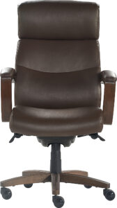 La-Z-Boy – Greyson Modern Faux Leather Executive Chair – Brown