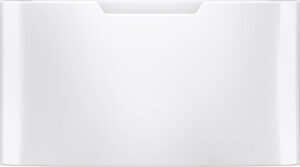 GE – Washer/Dryer Laundry Pedestal with Storage Drawer – White