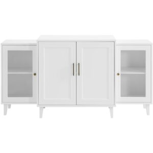 Walker Edison – Tiered Modern Sideboard – White