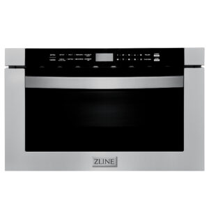 ZLINE – 24″ 1.2 cu. ft. Built-in Microwave Drawer in Stainless Steel – Silver