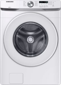 Samsung – 4.5 Cu. Ft. High Efficiency Stackable Smart Front Load Washer with Vibration Reduction Technology+ – White