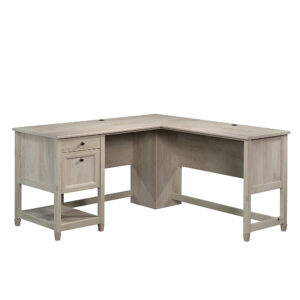 Sauder – Edge Water L-Desk – Chalked Chestnut