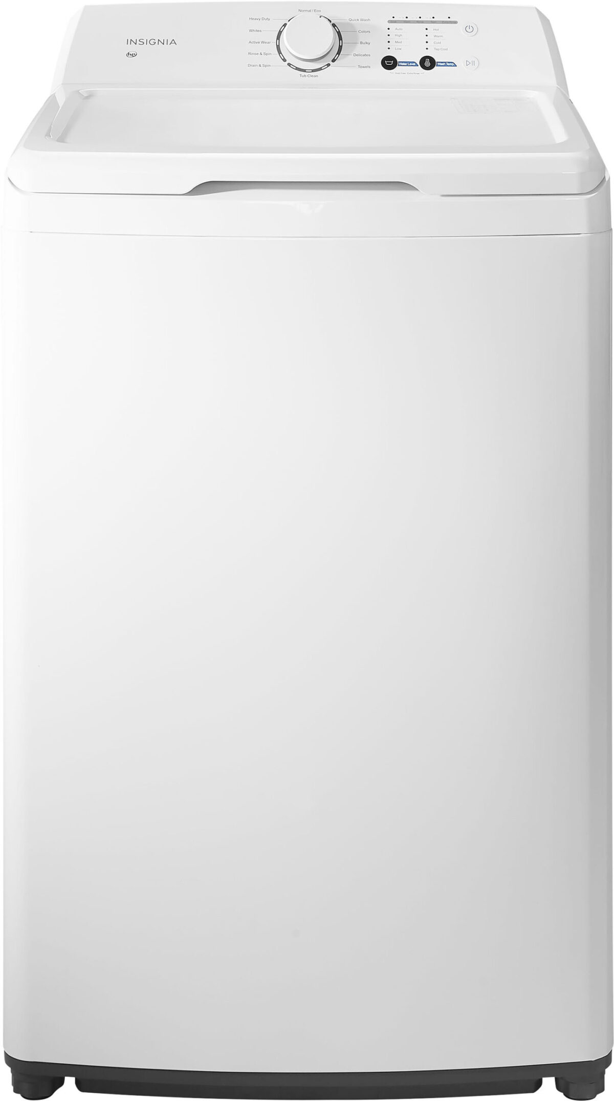 Insignia - 3.7 Cu. Ft. High Efficiency 12-Cycle Top-Loading Washer - White