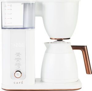 Caf – Smart Drip 10-Cup Coffee Maker with Wi-Fi – Matte White