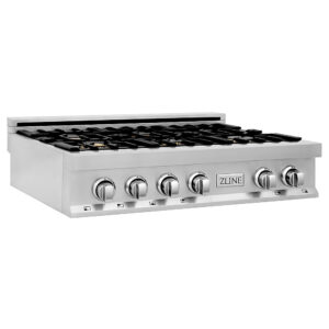 ZLINE – 36″ Built in Gas Rangetop – Stainless Steel