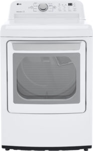 LG – 7.3 Cu. Ft. Electric Dryer with Sensor Dry – White