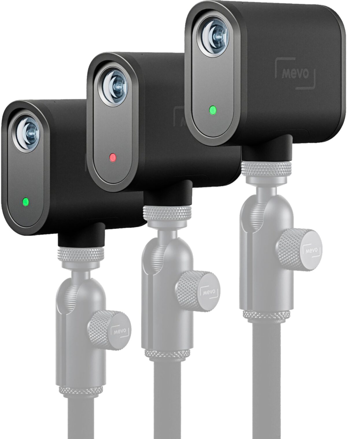 Logitech - Mevo Start Live Streaming Camera 3-Pack HD Action Camera - Black