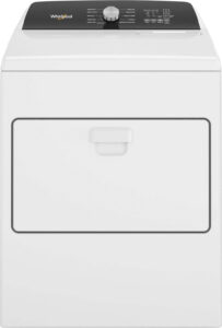 Whirlpool – 7 Cu. Ft. Electric Dryer with Moisture Sensing – White