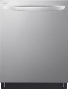 LG – 24″ Top Control Smart Built-In Stainless Steel Tub Dishwasher with 3rd Rack QuadWash and 46dba – Stainless Steel