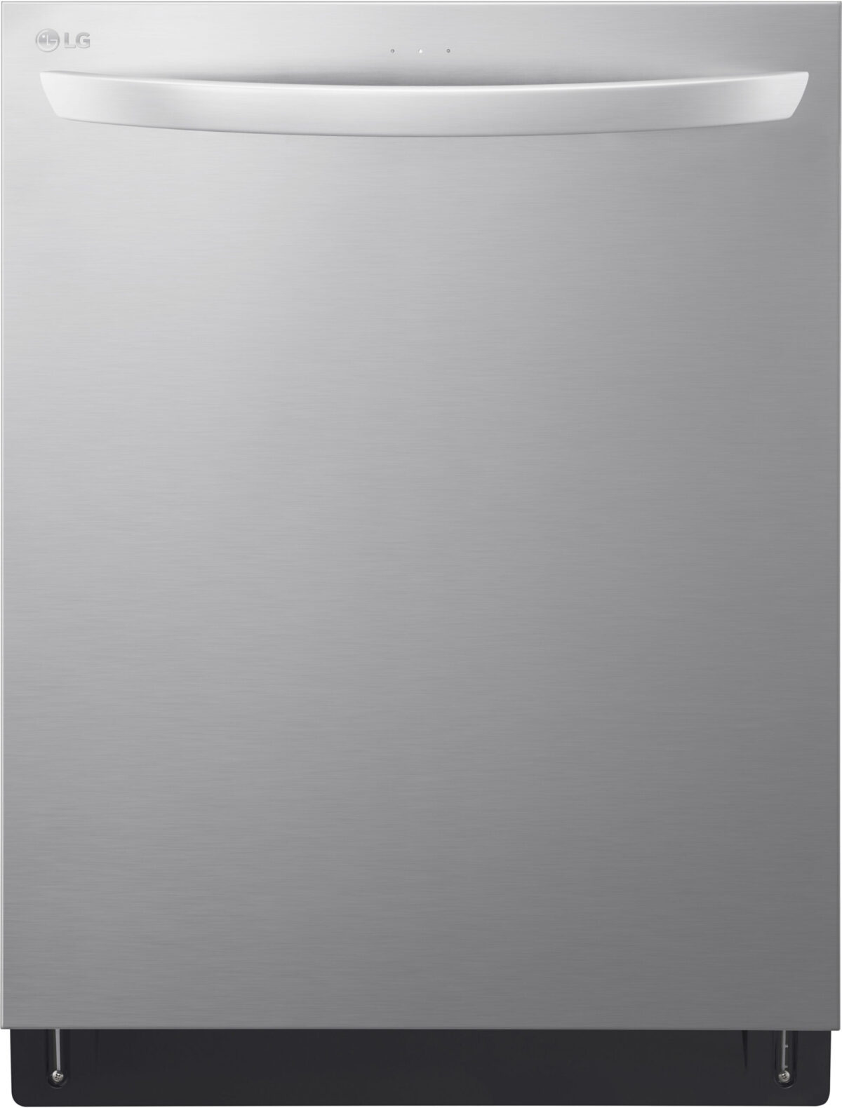 LG - 24" Top Control Smart Built-In Stainless Steel Tub Dishwasher with 3rd Rack QuadWash and 46dba - Stainless Steel