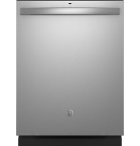 GE – Top Control Built In Dishwasher with Sanitize Cycle and Dry Boost 52 dBA – Stainless Steel