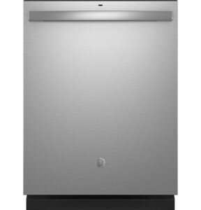 GE – Top Control Built In Dishwasher with Sanitize Cycle and Dry Boost 50 dBA – Stainless Steel