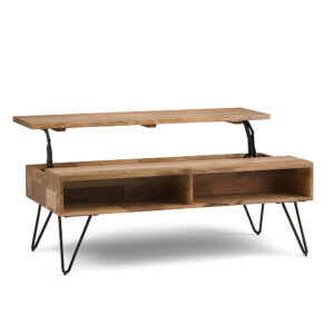 Simpli Home – Hunter Lift Top Coffee Table – Natural