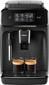 Philips – 1200 Series Fully Automatic Espresso Machine with Milk Frother – Black