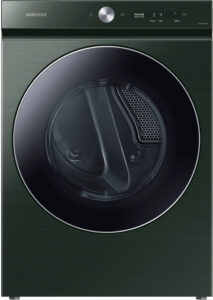 Samsung – BESPOKE 7.6 Cu. Ft. Stackable Smart Electric Dryer with Steam and AI Optimal Dry – Forest Green